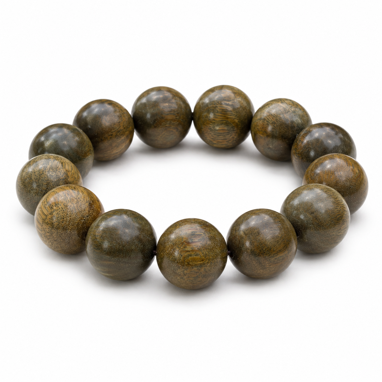 Large sandalwood bead bracelet