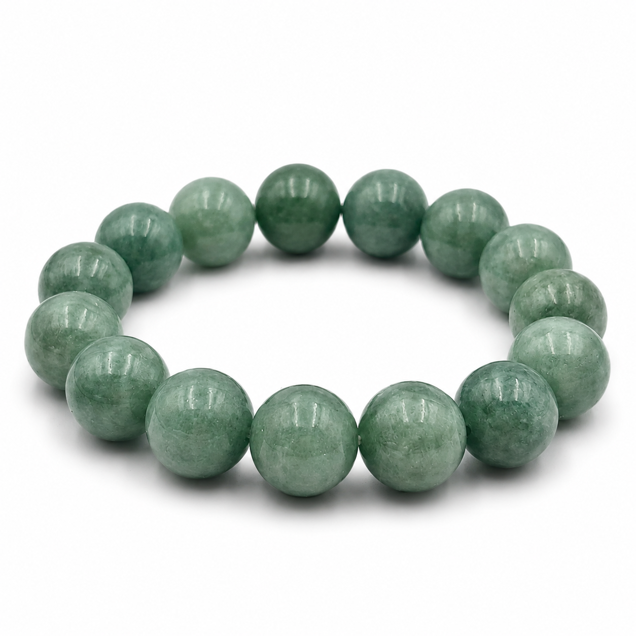 Natural Jade Bead Bracelet