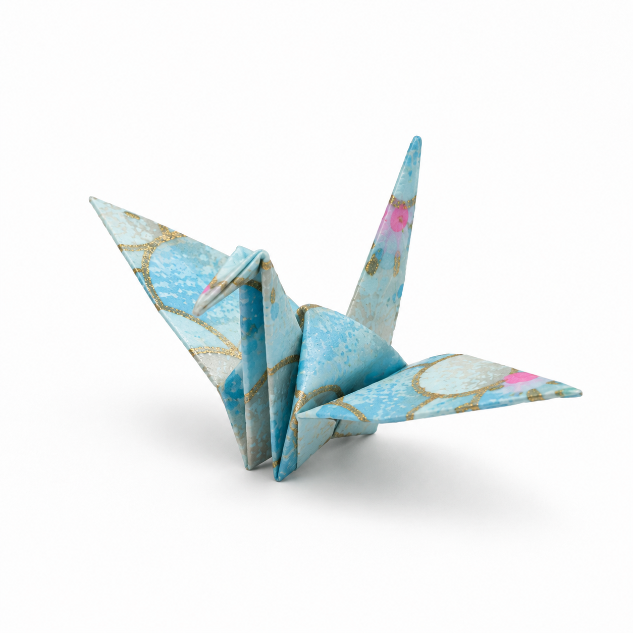 Long Origami Crane Earrings