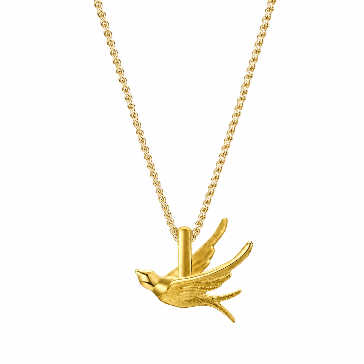 18K Gold-Plated Swallow Necklace