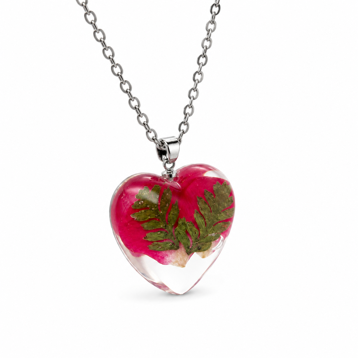 June Rose Heart Shaped Necklace