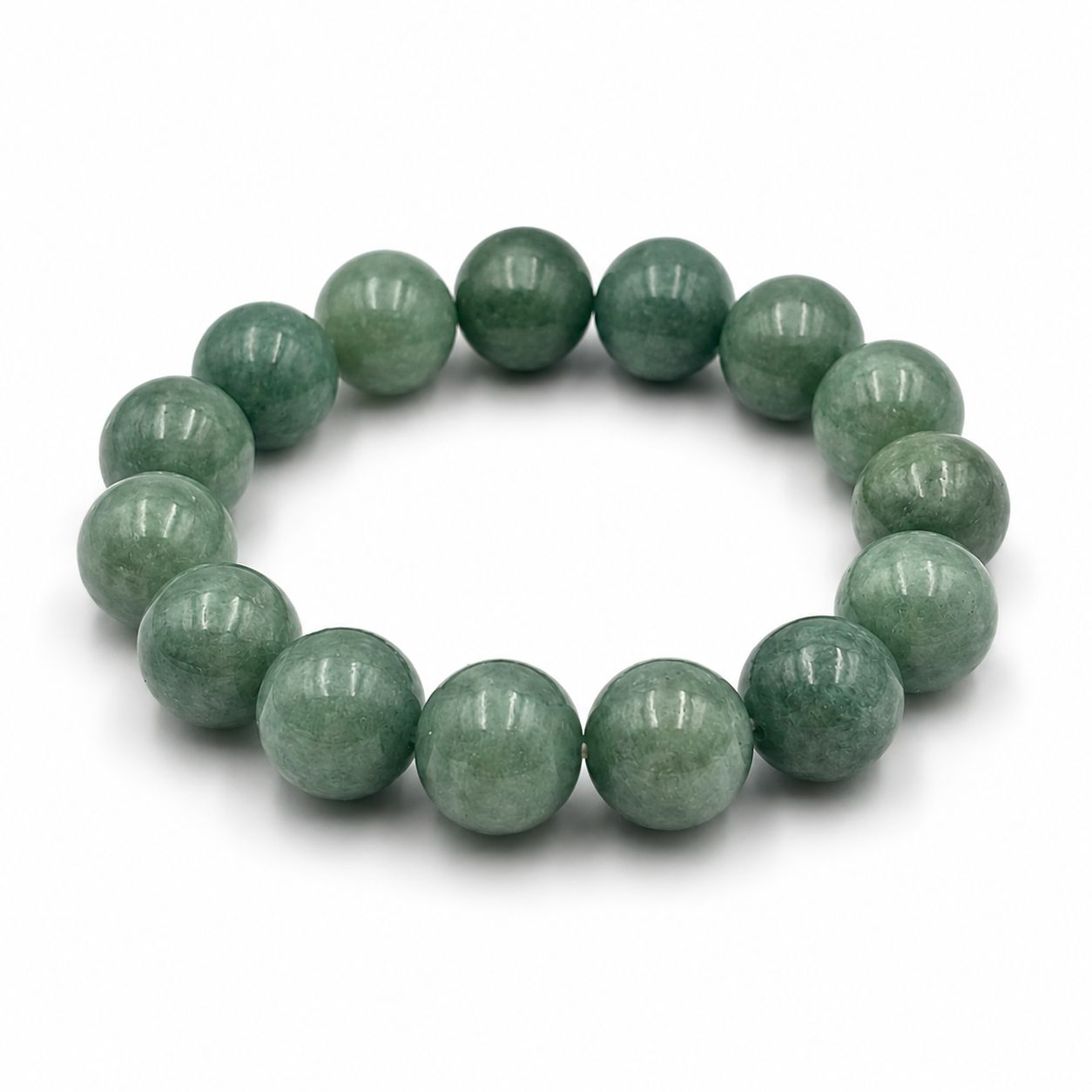 Natural Jade Bead Bracelet