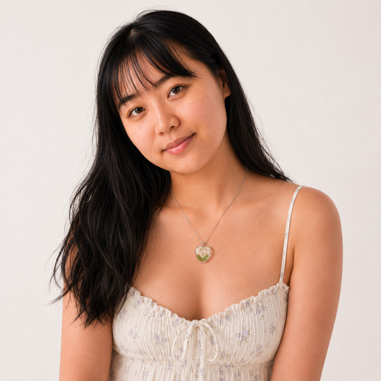 May Hawthorn Heart Shaped Necklace